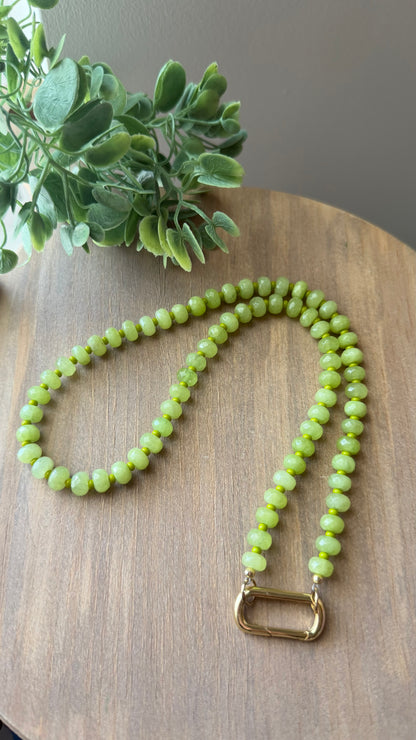 Key Lime Necklace