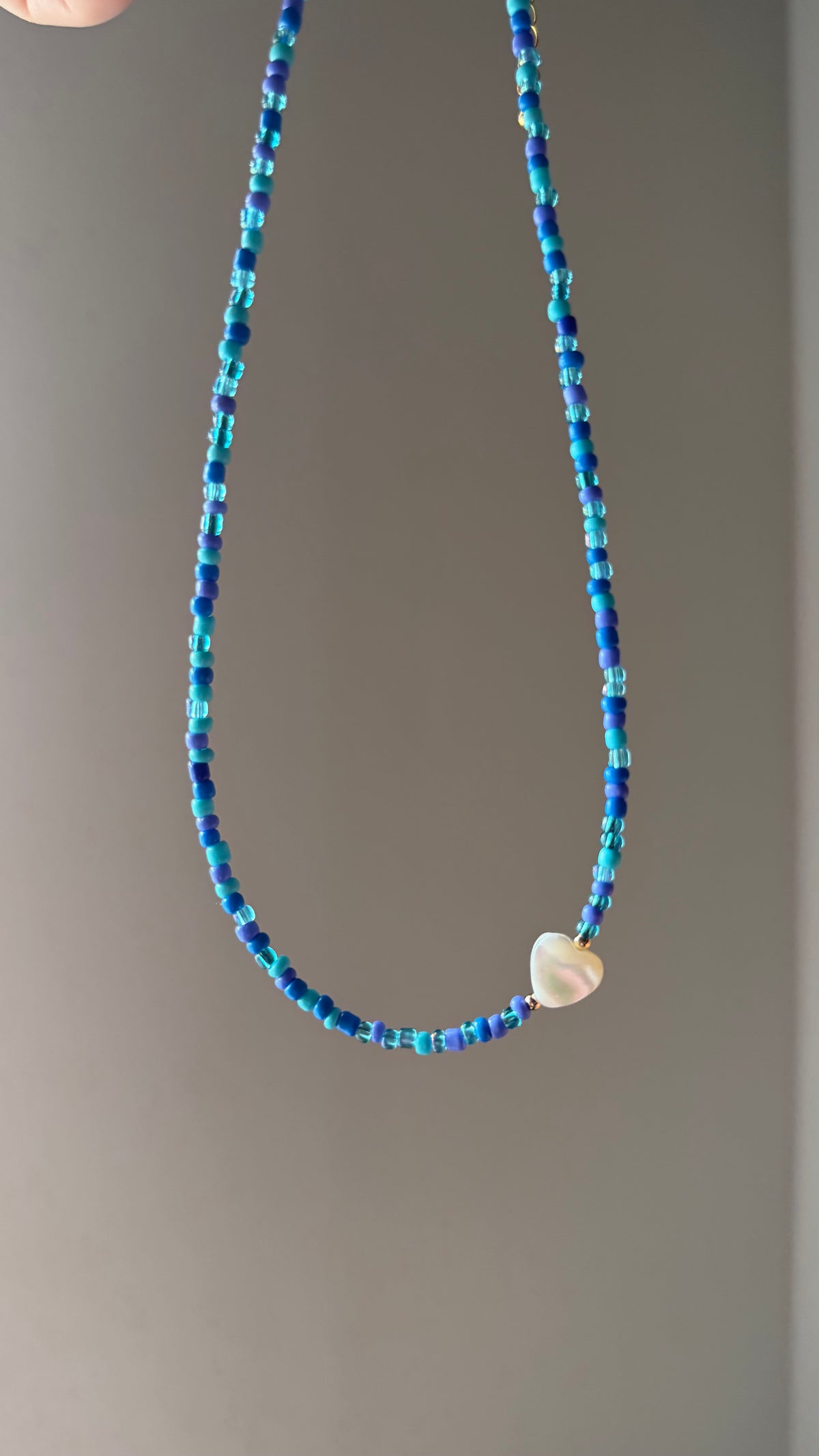 Blue Heart Child’s Necklace