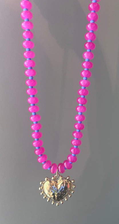 Berry Heart Necklace