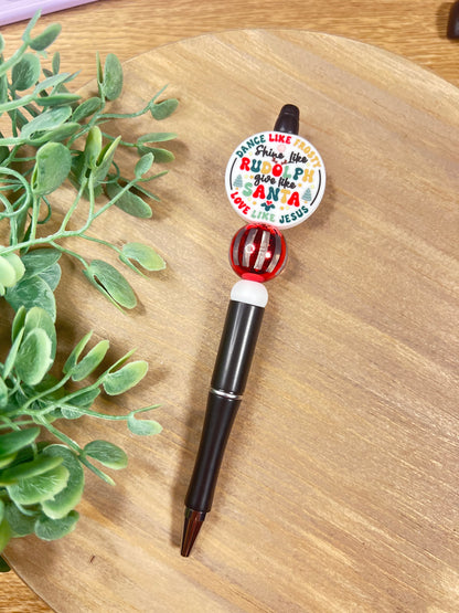 Beaded Refillable Pen