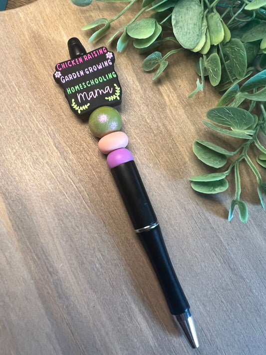 Raising, Growing, Schooling Mama | Refillable Pen