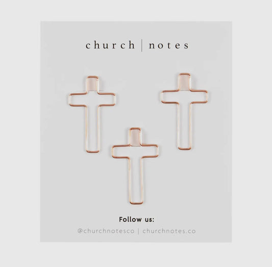Church Notes Co. Cross Paperclips