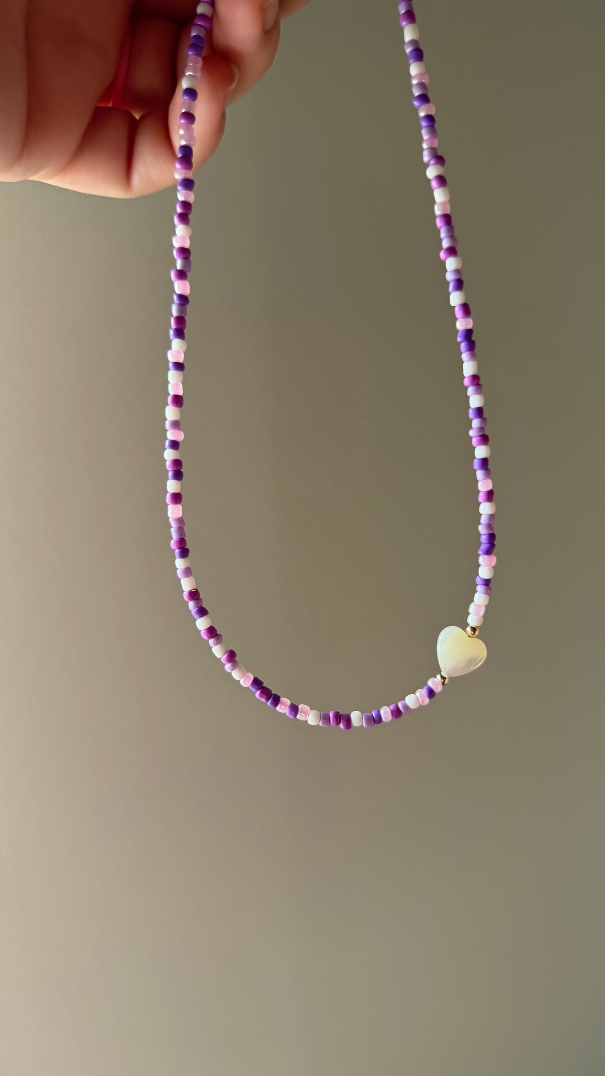 Purple Heart Child’s Necklace