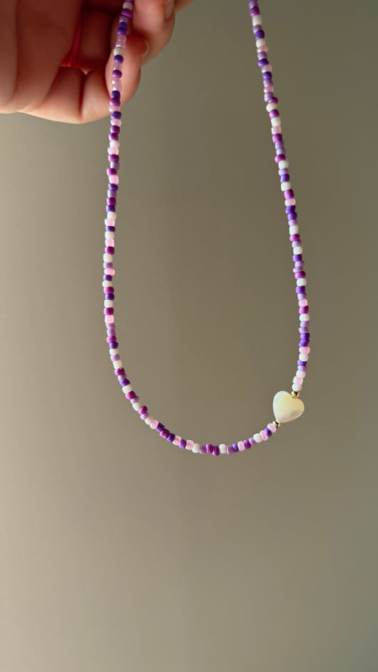 Purple Heart Child’s Necklace