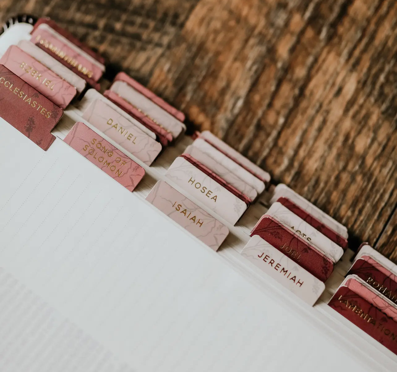 Rose Floral Bible Tabs