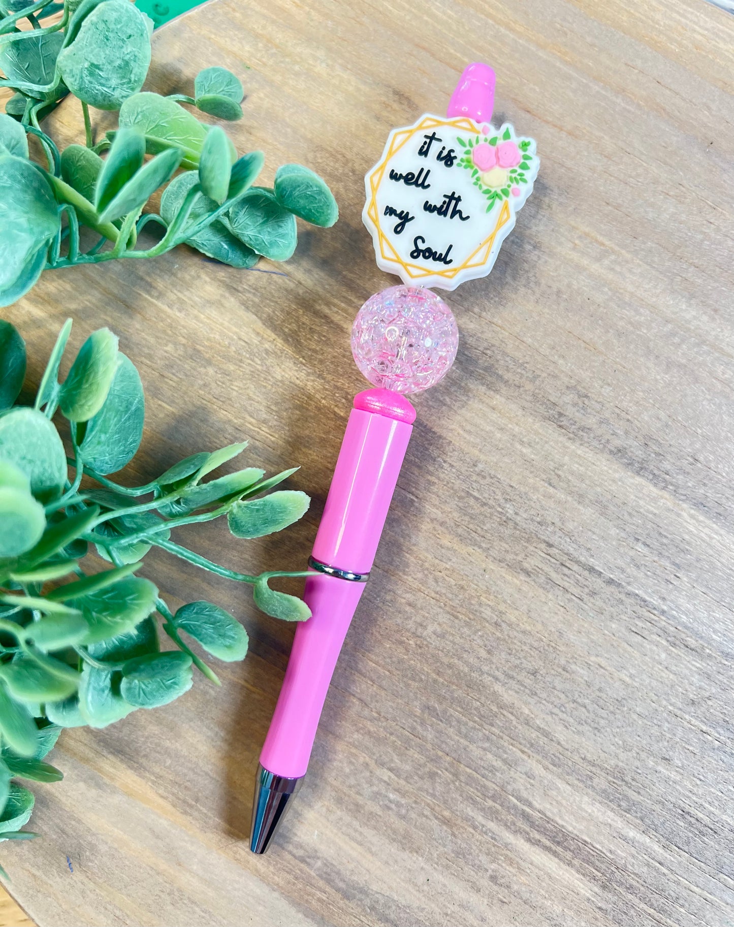 Beaded Refillable Pen