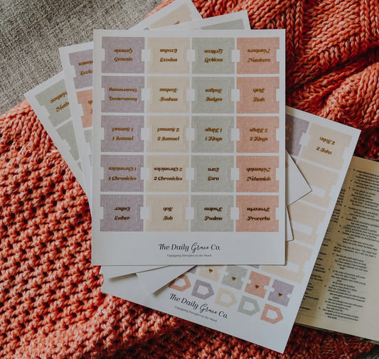 Pastel Floral Bible Tabs