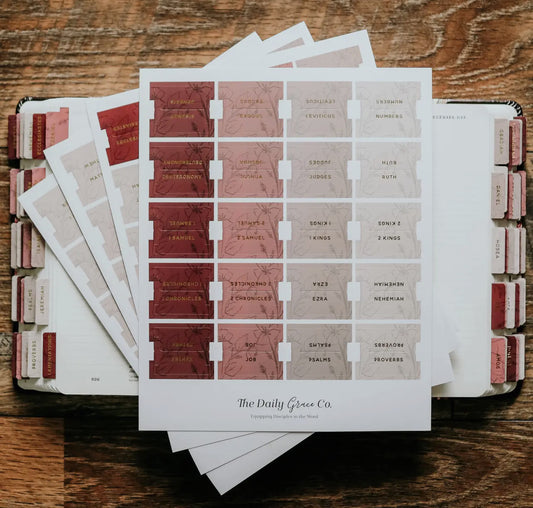 Rose Floral Bible Tabs