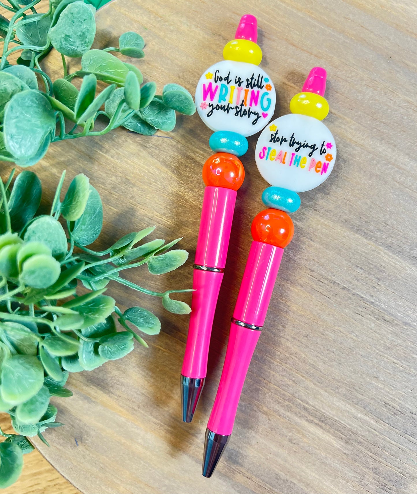 Beaded Refillable Pen