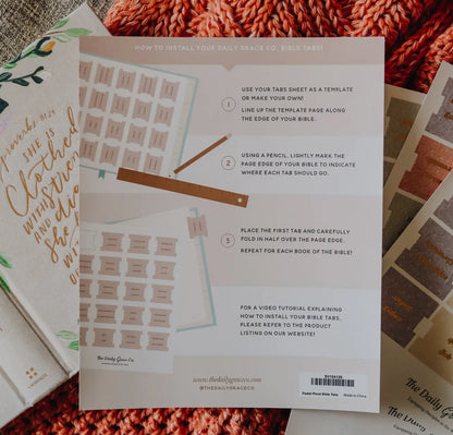 Blush Bible Tabs